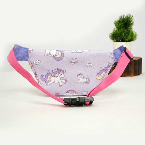 Personalised Unicorn Printed Kids Waist Pouch