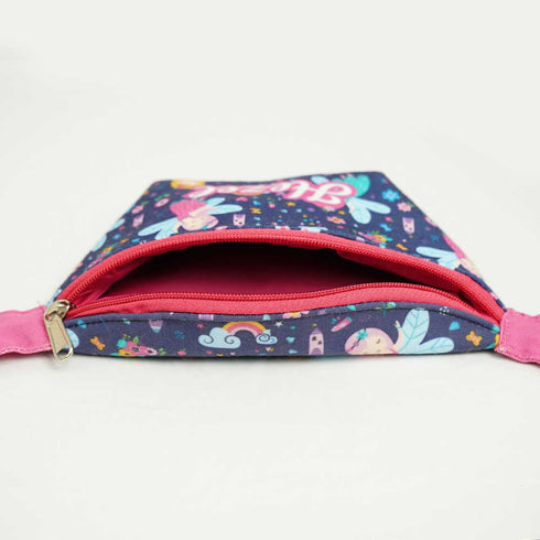Personalised Fairy Printed Kids Waist Pouch