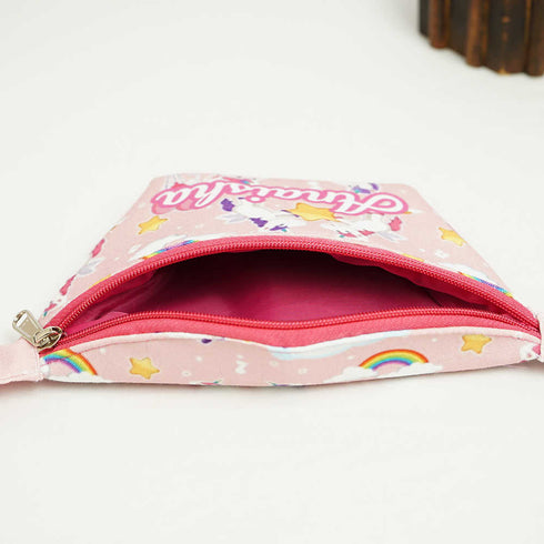 Personalised Unicorn Printed Kids Waist Pouch