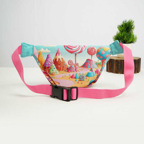 Personalised Candy Printed Kids Waist Pouch