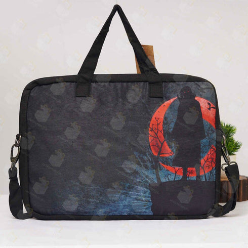 Printed Canvas Laptop Bag - 15.6 inch