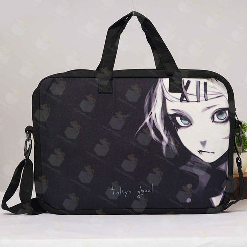 Printed Canvas Laptop Bag - 15.6 inch