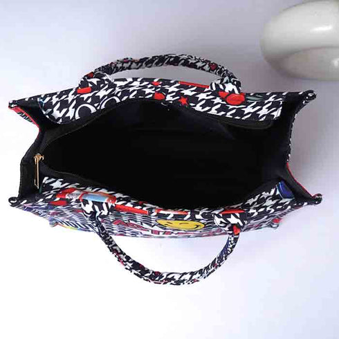 Multicolor Personalised Printed Box Bag