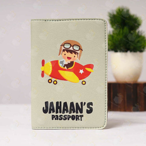 Personalized Cartoon Printed Kids Passport Cover