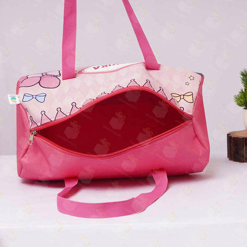 Personalised Bunny Printed Kids Swimming Duffle Bag