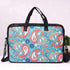 Floral Printed Canvas Laptop Bag - 15.6 inch