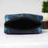 Personalised Blue Marble Printed Box Pouch
