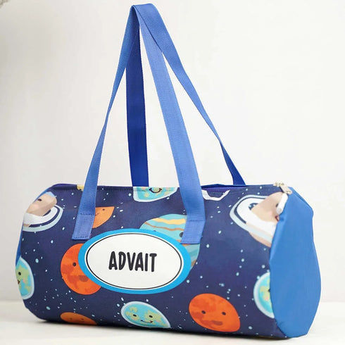 Personalised Space Printed Swimming Duffle Bag for Kids