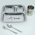 Personalised 3 in 1 Thali Set Stainless Steel Material