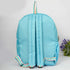 Personalized Kids Backpack with Patch and Initial Letter - Blue