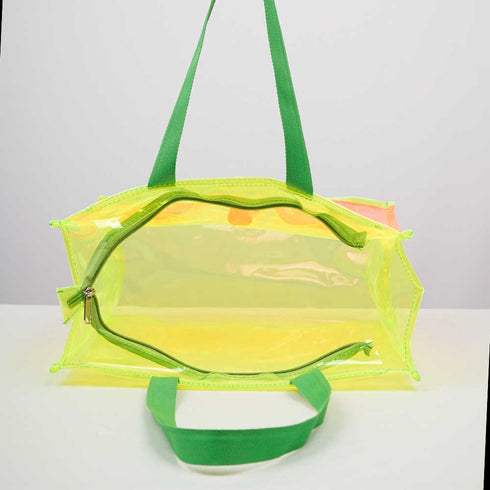 Personalised Kids Jelly Tote Bag - Green