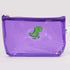 Personalised Kids Jelly Duffle Bag & Pouch Combo - Purple