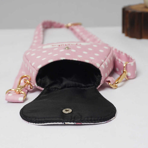 Personalised Cute Cat Printed Sling Bag for Kids