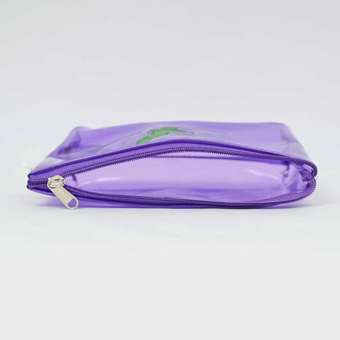 Personalised Kids Jelly Duffle Bag & Pouch Combo - Purple