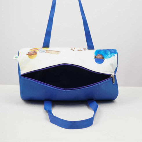 Personalised Cricket Printed Kids Swimming Duffle Bag