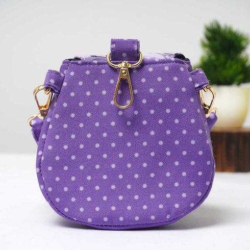 Personalised Cat Printed Sling Bag for Kids