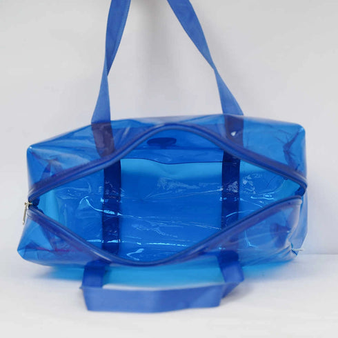 Personalised Kids Swimming Jelly Duffle Bag - Blue