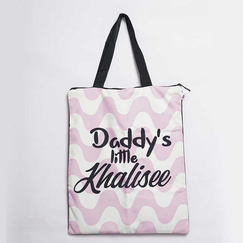 Daddy Printed Tote Bag