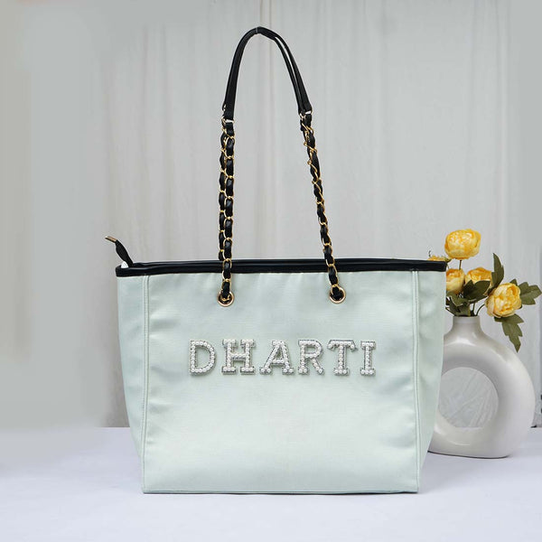 Dazzle Personalised Handbag - Uncommongifts.in