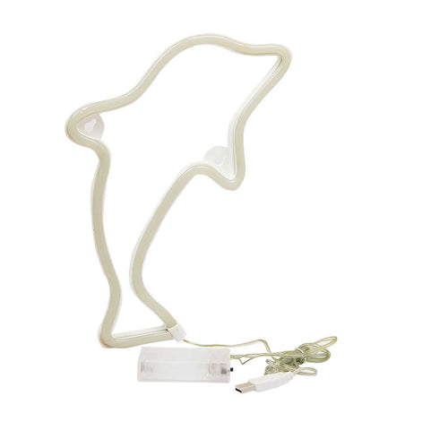 Dolphin Blue LED Neon Light - Uncommongifts.in