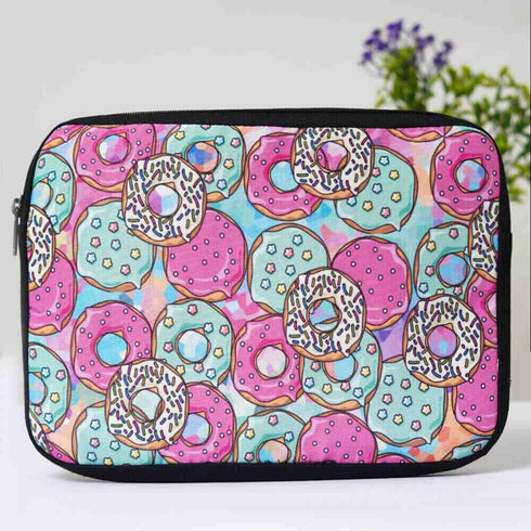 Donuts Printed Laptop Sleeve/Cover 11 inch