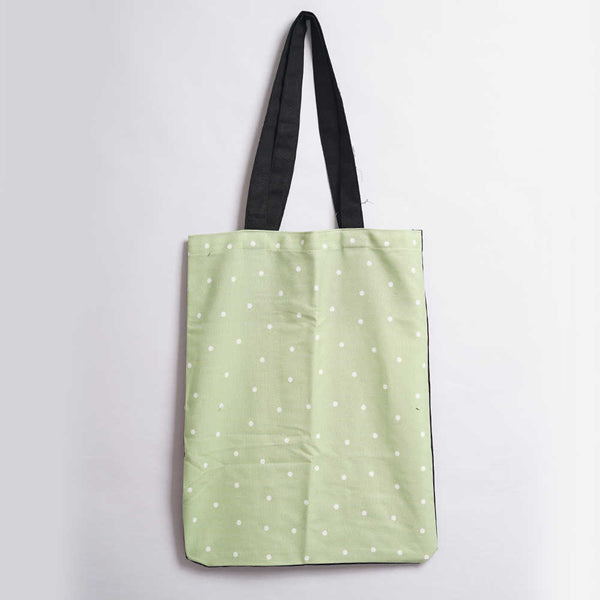 Dots Printed Tote Bag