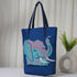 Elephant Printed Oversized Shopper Tote Bag - Uncommongifts.in