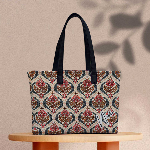 Ethnic Filipino Print Women's Office Bag - Uncommongifts.in