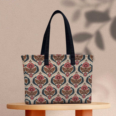 Ethnic Filipino Print Women's Office Bag - Uncommongifts.in