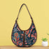 Ethnic Motifs Printed Half Moon Hobo Bag - Uncommongifts.in