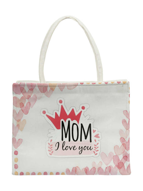 Mother's Day Personalized Heart Printed Box Bag