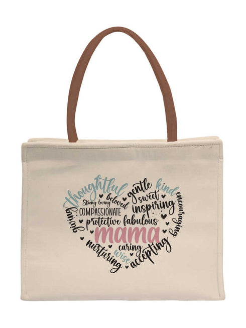 Mother's Day Personalized Floral Printed Box Bag