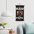 Father's Day Personalised Photo Printed Scroll