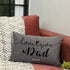 Fathers Day Personalized Love You Dad Velvet Cushion
