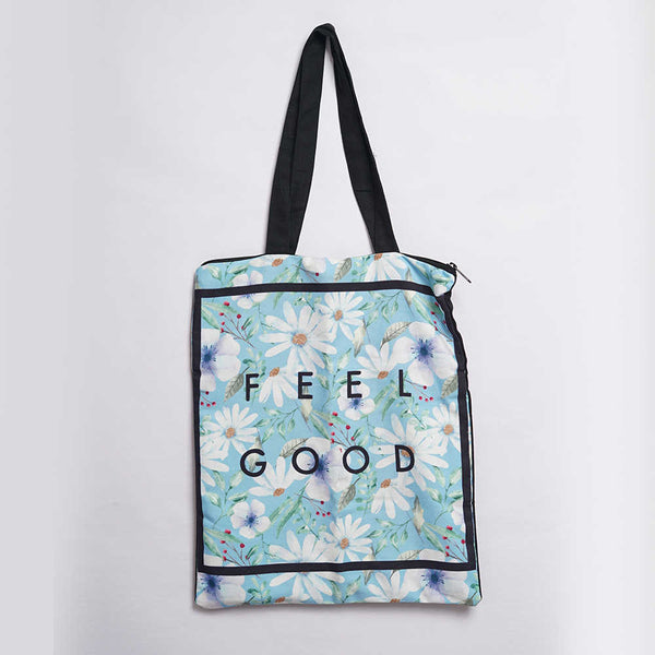 Feel Good Printed Tote Bag
