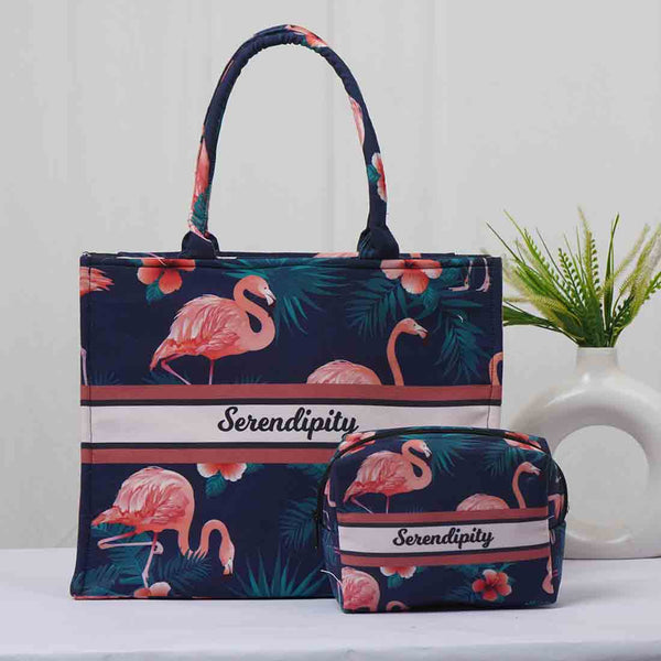 Flamingo Personalised Pink Leopard Combo Gift Set - Uncommongifts.in