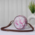 Flamingo Printed Round Structured Sling Bag - Uncommongifts.in