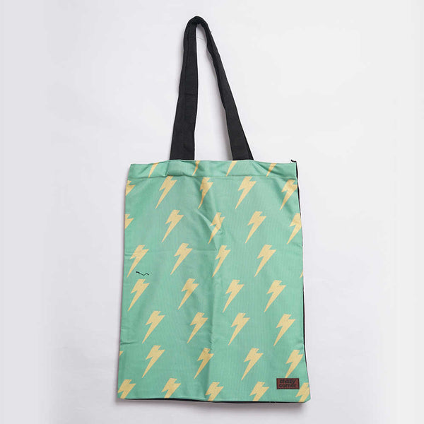 Flash Shape Printed Tote Bag