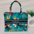 Floral Printed Customised Box Tote Bag
