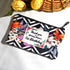 Floral Printed Personalised Pouch - Uncommongifts.in