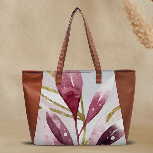 Floral Printed Shopper Shoulder Bag - Uncommongifts.in