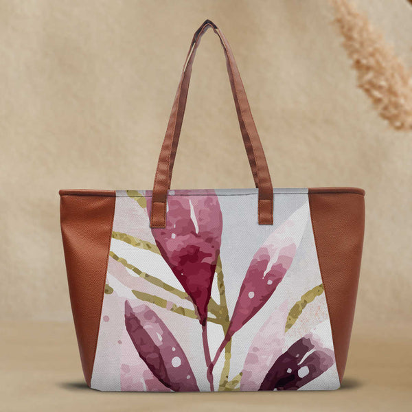 Floral Printed Shopper Shoulder Bag - Uncommongifts.in