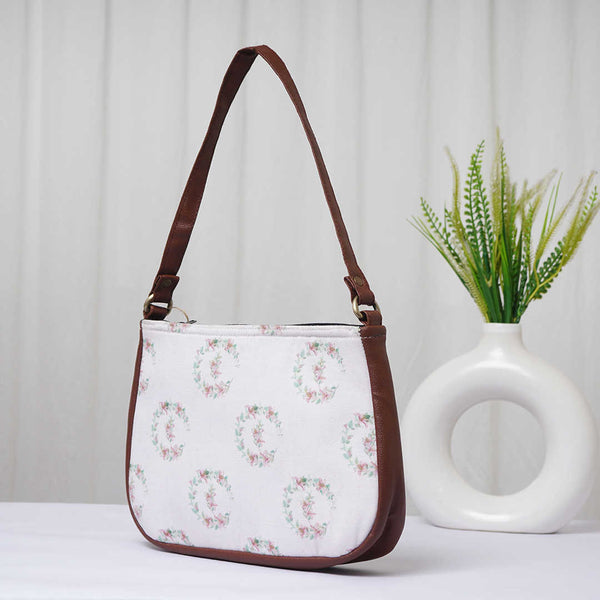 Floral Printed Shoulder Bag - Uncommongifts.in