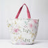 Floral Printed Canvas Lunch Bag With Handle
