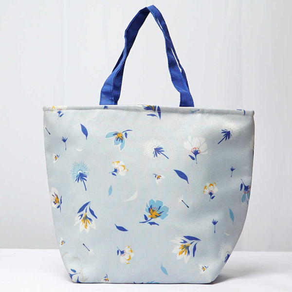 Floral Printed Lunch Bag With Handle