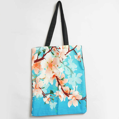 Floral Printed Tote Bag