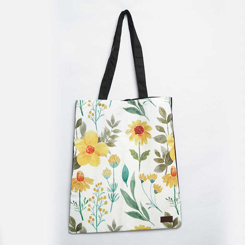 Floral Printed Tote Bag