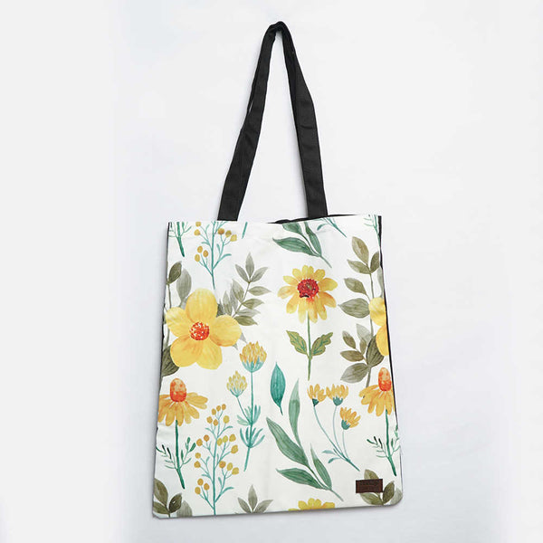 Floral Printed Tote Bag