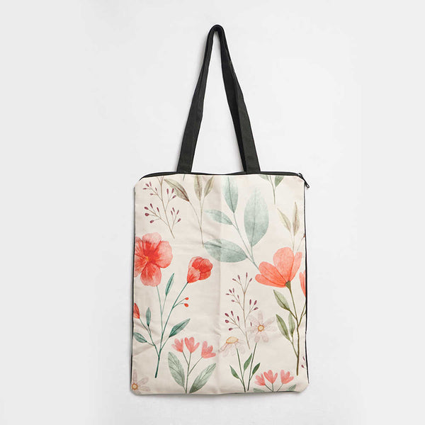 Floral Printed Tote Bag