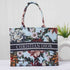 Flower Printed Customised Box Tote Bag - Uncommongifts.in